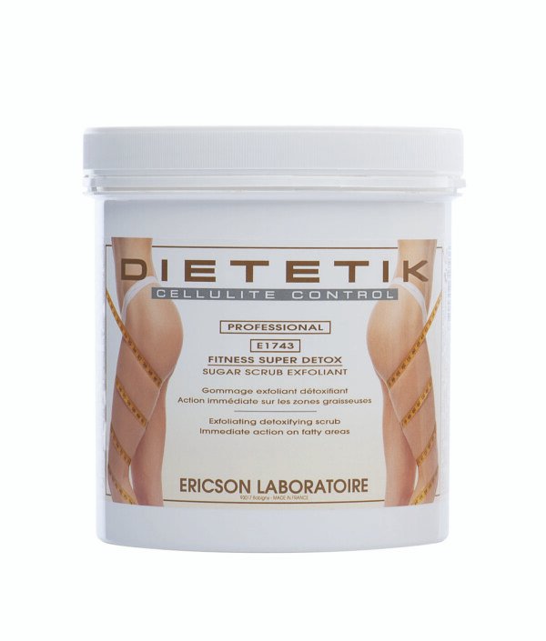 E1743 FITNESS SUPER DETOX SUGAR SCRUB EXFOLIANT 1kg